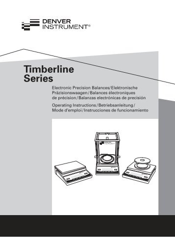 Timberline Series - Denver Instrument