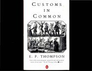 E. P. Thompson - Customs in Common