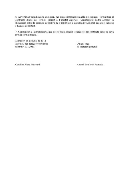 RESOLUCIÓ ADJUDICACIÓ CONTRACTE I REQUERIMENT ...