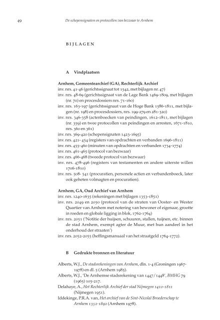 De schepensignaten en protocollen van bezwaar te ... - Historici.nl