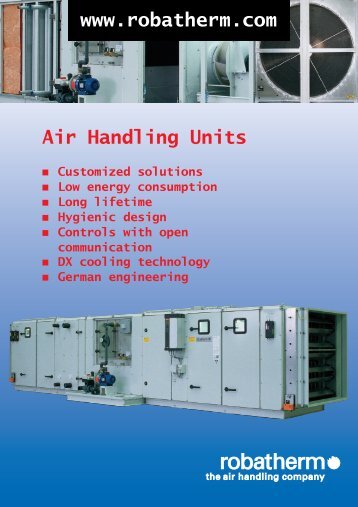 Air Handling Units www.robatherm.com - SIFEE Action