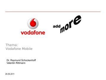 Thema: Vodafone Mobile - Opentext Usergroup