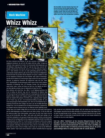 ROck MAcHine „Whizz“ - Freeride