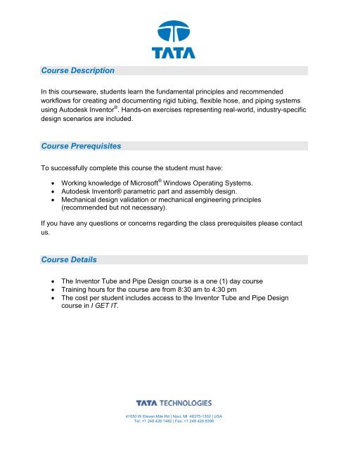 TATA Technologies Education