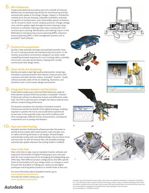 Top 10 Reasons to Move from AutoCADÂ® to AutodeskÂ® Inventor ...