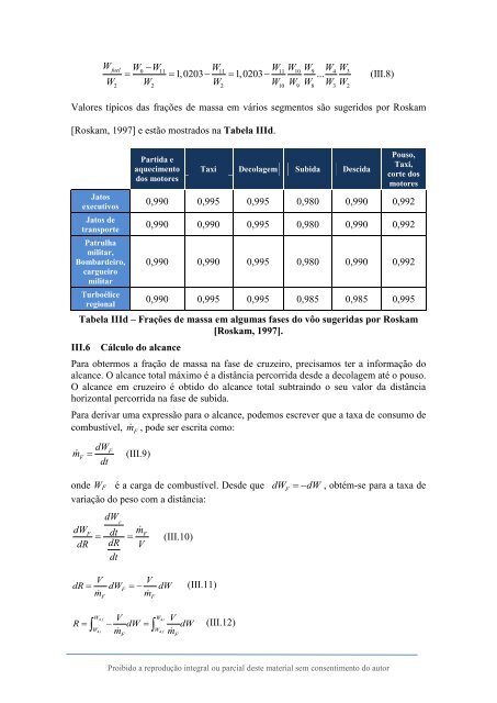 Projeto Conceitual de Aeronaves de Transporte