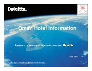 Omani Guests - Oman Ministry of Tourism