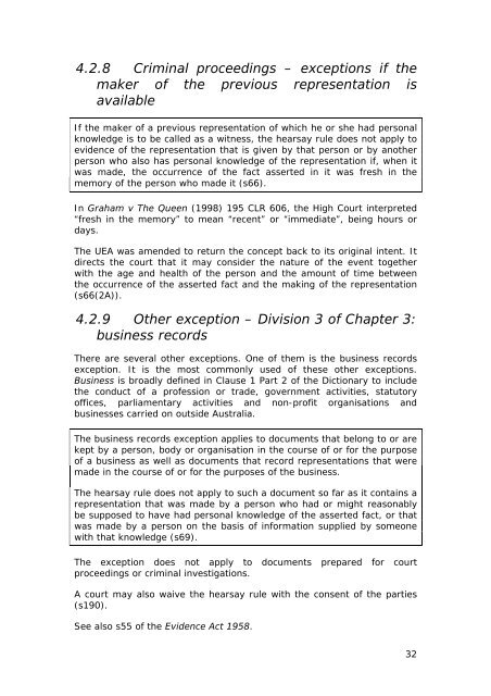 Introduction to the UEA - Victorian Law Reform Commission