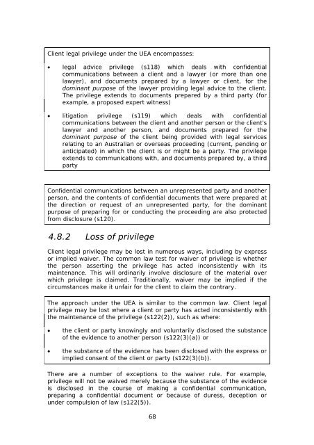 Introduction to the UEA - Victorian Law Reform Commission