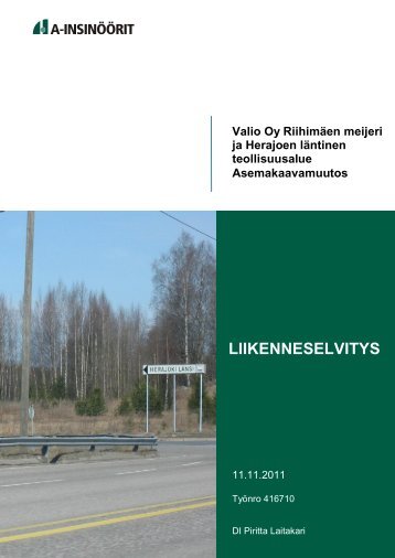 LIIKENNESELVITYS - RiihimÃ¤ki