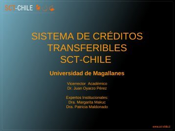 Descargar Presentación SCT UMAG - Universidad de Magallanes