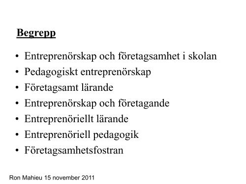 Entreprenörskap - Umeå universitet