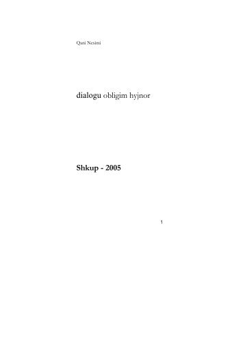 dialogu obligim hyjnor Shkup - 2005 - El-Hikmeh