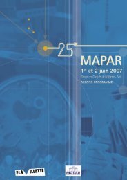 Programme du Samedi 2 juin - Mapar