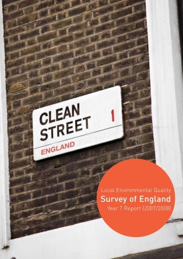 Local Environmental Quality Survey of England ... - Keep Britain Tidy