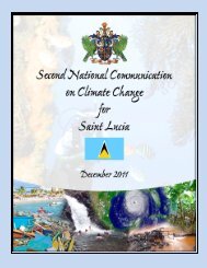 Second National Communication on Climate Change for Saint Lucia ...