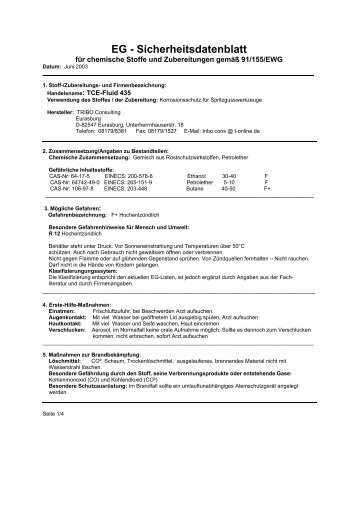 EG-Sicherheitsdatenblatt PDF - hofer-plast.at