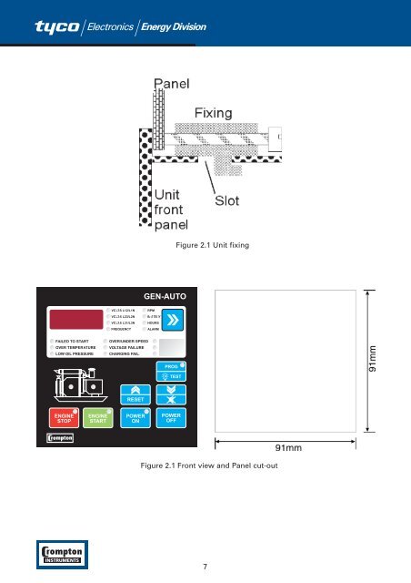 Installation and Operating Instructions GEN-AUTO Energy Division