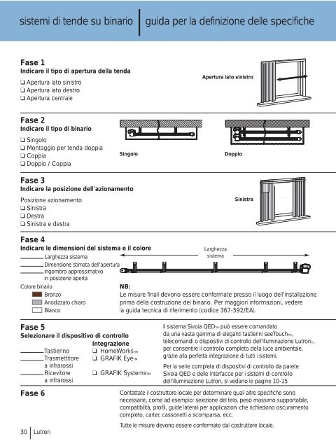 sistemi di oscuramento finestre |azionamento elettronico ... - Lutron