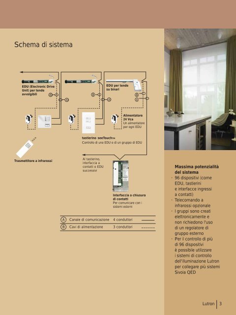 sistemi di oscuramento finestre |azionamento elettronico ... - Lutron