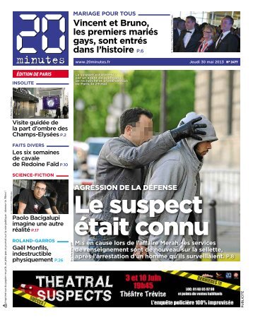 Le suspect Ã©tait connu - 20minutes.fr