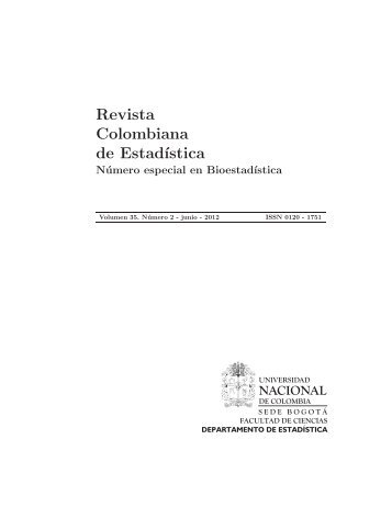 Revista Colombiana de Estadıstica Número especial en ...