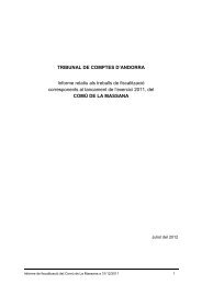 La Massana - Tribunal de Comptes