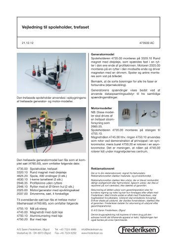 473500 Vejledning - Frederiksen
