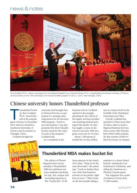 Current Issue - Thunderbird Magazine - Thunderbird School of ...
