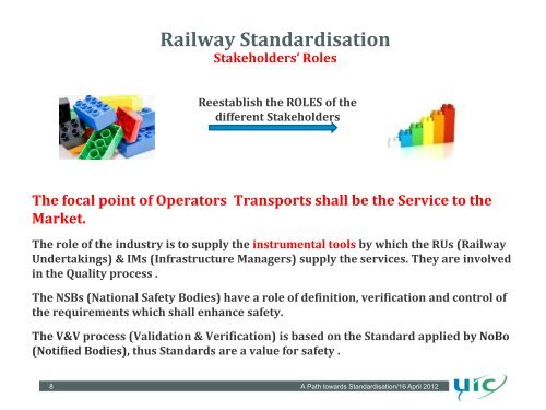 UIC and the development of worldwide railway standards - Unife