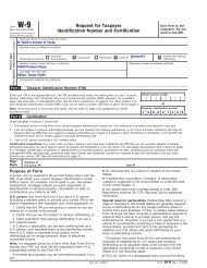 Form W-9 (Rev. November 2005) - St. Mark's School of Texas