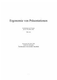 Ergonomie von PrÃƒÂ¤sentationen - Institut fÃƒÂ¼r Informatik