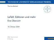 LaTeX: Editoren und mehr - suedraum