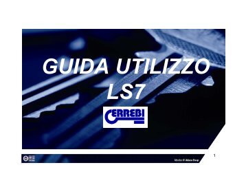 guida utilizzo ls7 - Errebi