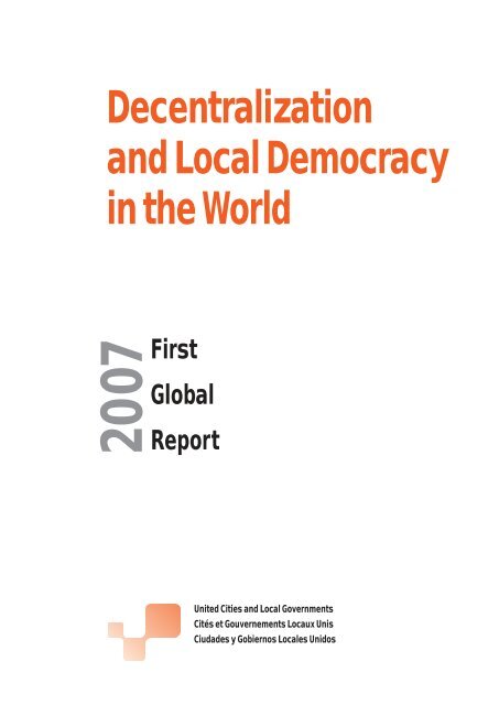 Decentralization and Local Democracy in the World - UCLG