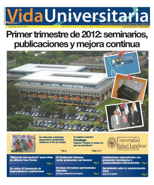 Primer trimestre de 2012 - Universidad Rafael Landívar