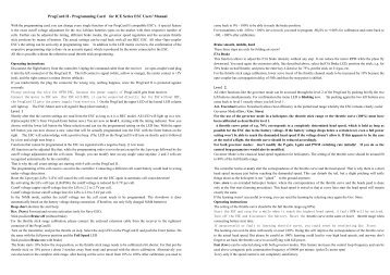 ProgCard II - Programming Card for ICE Series ESC Users' Manual ...