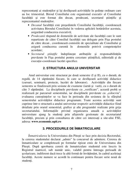 Licen Ä - Facultatea de Stiinte Economice - Universitatea din PiteÅti