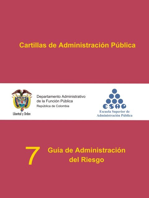 GuÃ­a de AdministraciÃ³n del Riesgo - Universidad de Pamplona