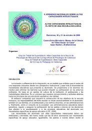 ii jornadas nacionales sobre altas capacidades intelectuales