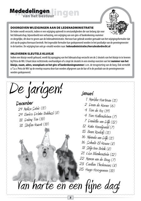 Sportkompas december 2011 - Hercules Dordrecht