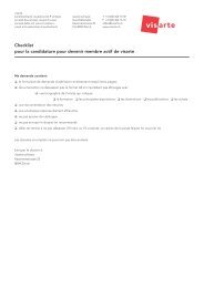 Formulaire de candidature (PDF) - Visarte