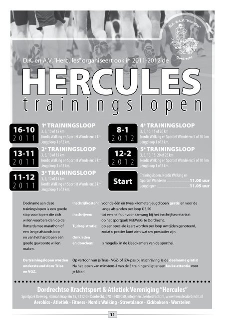 Sportkompas januari 2012 - Hercules Dordrecht