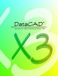 DataCAD 13 - Installation Instructions (Manual) - Tech Ed Concepts