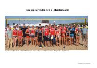 Die Gewinner - NVV Beach-Volleyball