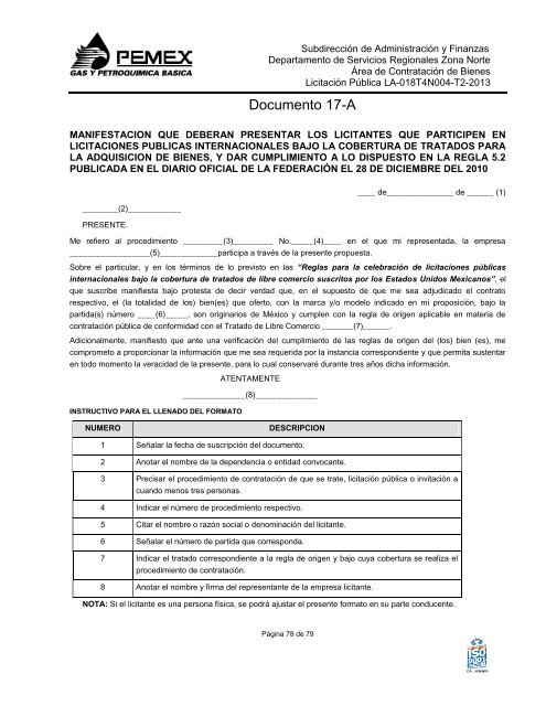 modelo de convocatoria a la licitacion publica nacional