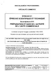 Lire le sujet du Bac Pro Commerce - Blog de Mr Bricolage - Groupe ...