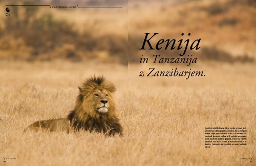 KENIJA, TANZANIJA, ZANZIBAR Podoba mladih levov ... - australasia
