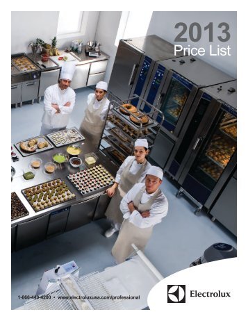 Price List - Electrolux Professional Inc.