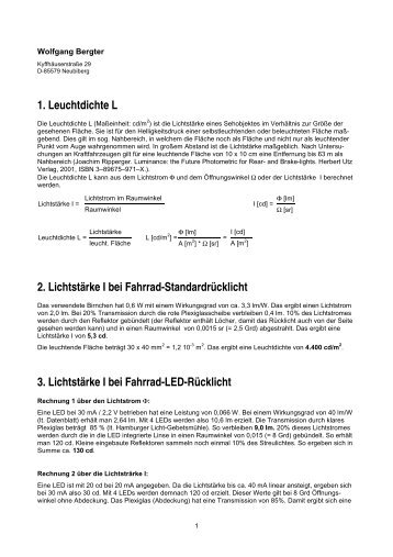 1. Leuchtdichte L - enhydralutris